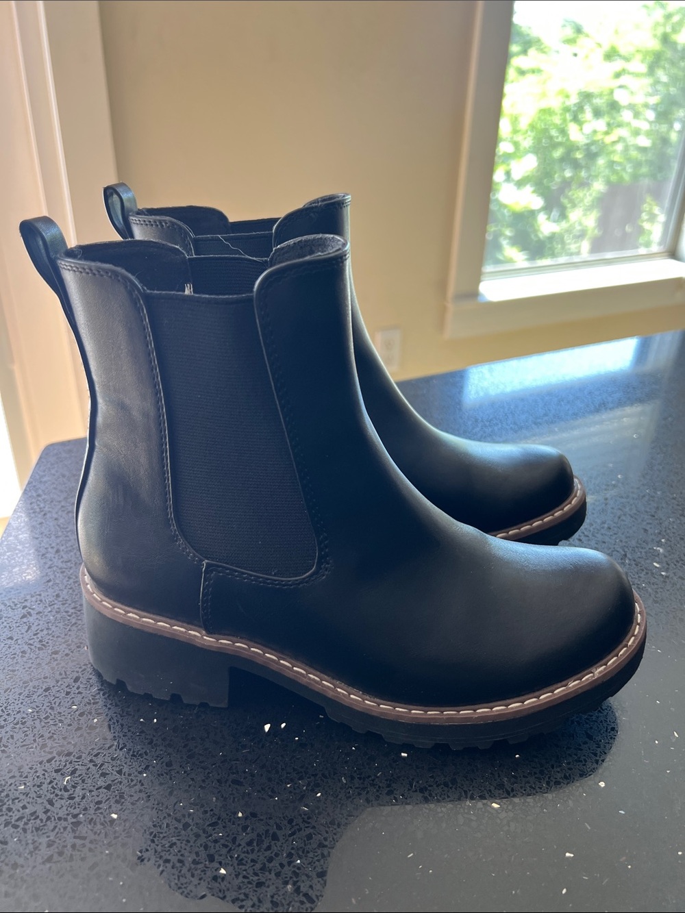 Target Black Chelsea Lug Ankle Boots